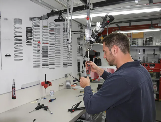 Wildomar Garage Door Repair safety certified technician performing precision spring replacement in Wildomar